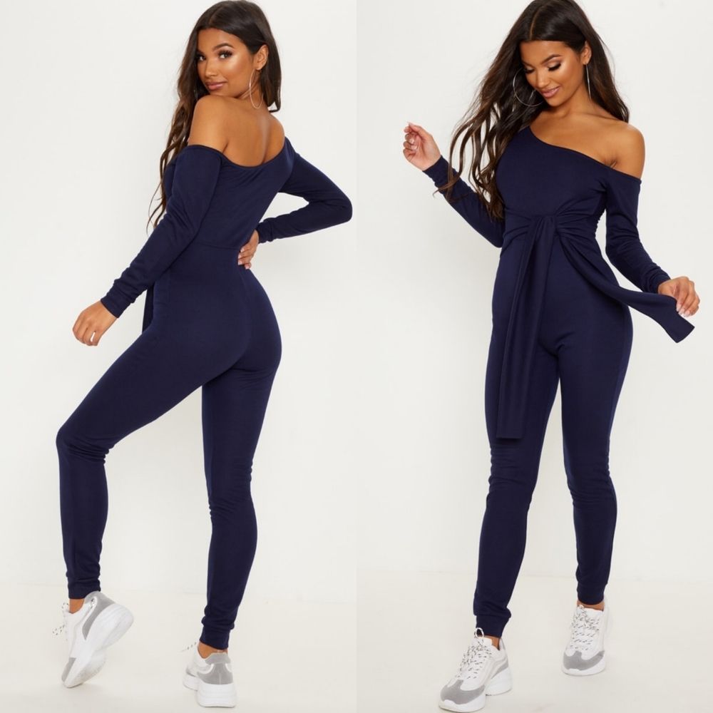 Pretty Little Thing Navy Jumpsuit